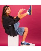 Baskets en cuir Blue Dream bleu/noir