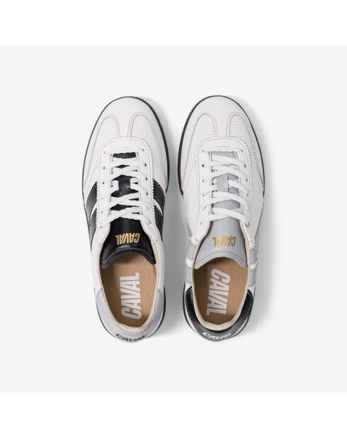 Baskets en cuir Retro Slate multicolores