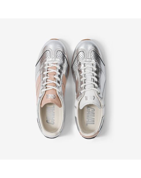 Baskets en cuir Moon Light multicolores