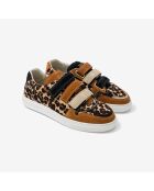 Baskets en cuir Leo Fever multicolores