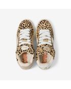 Baskets en cuir Leo Beast multicolores