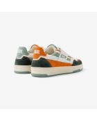 Baskets en cuir Green Arena vert/orange