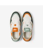 Baskets en cuir Green Arena vert/orange