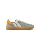 Baskets en cuir Tropic Zest vert/orange
