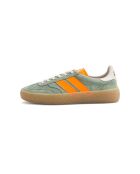 Baskets en cuir Tropic Zest vert/orange