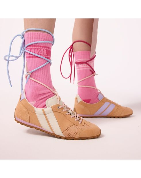 Baskets en cuir Peachy Pulp multicolores
