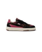 Baskets en cuir Leo Berry rose/marron