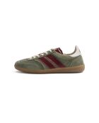 Baskets en cuir Sage Plum multicolores