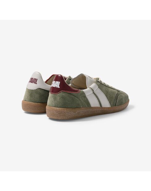 Baskets en cuir Sage Plum multicolores