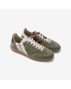 Baskets en cuir Sage Plum multicolores