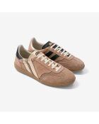 Baskets en cuir Latte Blush multicolores