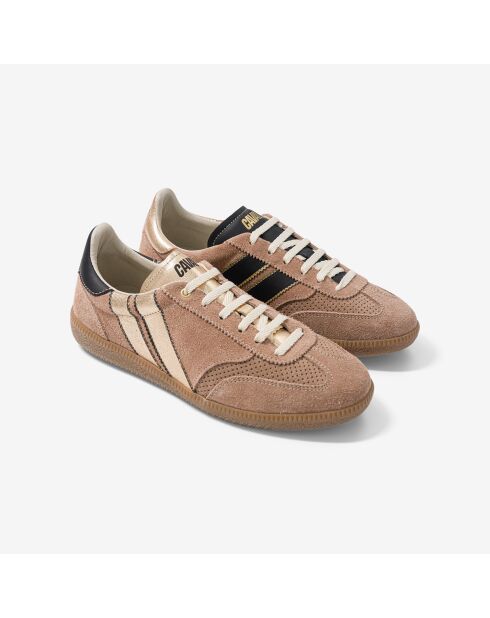 Baskets en cuir Latte Blush multicolores