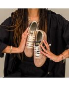 Baskets en cuir Latte Blush multicolores