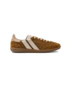 Baskets en cuir Mocha Cream beige/marron