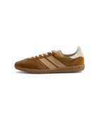 Baskets en cuir Mocha Cream beige/marron