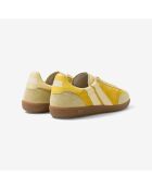 Baskets en cuir Lemon Fizz jaune