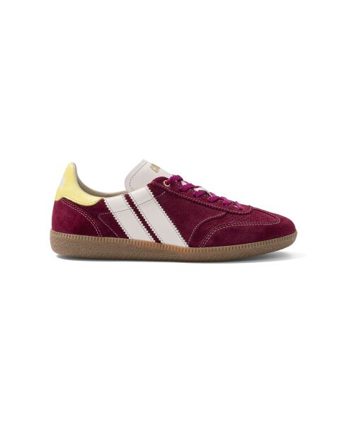 Baskets en cuir Citrus Punch jaune/violet