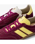 Baskets en cuir Citrus Punch jaune/violet