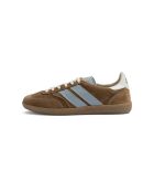 Baskets en cuir Mystic Earth bleu/marron