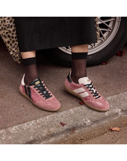 Baskets en cuir Glitter Liberty multicolores