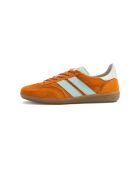 Baskets en cuir Sunset Mermaid vert/orange