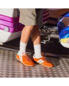 Baskets en cuir Sunset Mermaid vert/orange