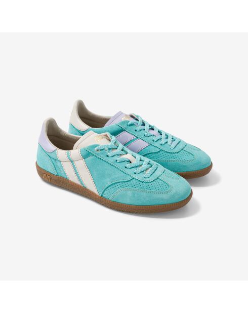 Baskets en cuir Orchid Mist vert/violet