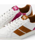 Baskets en cuir Brown Berry rose/marron
