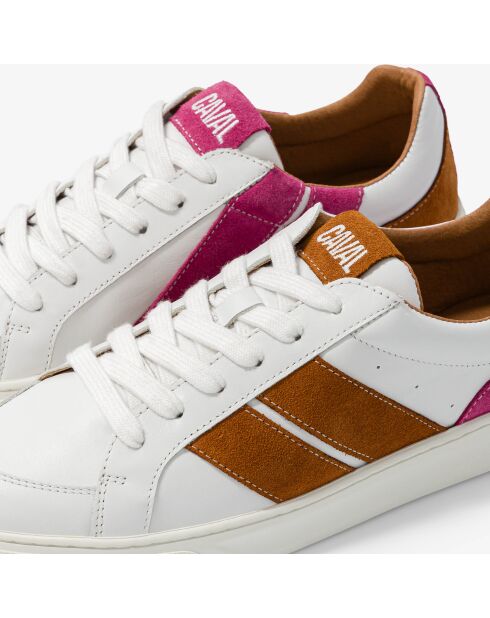 Baskets en cuir Brown Berry rose/marron