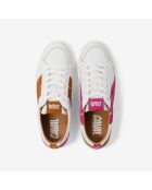 Baskets en cuir Brown Berry rose/marron