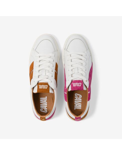 Baskets en cuir Brown Berry rose/marron