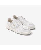 Baskets en cuir Bright Harmony blanc/gris
