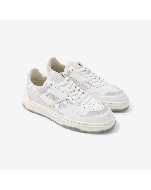 Baskets en cuir Bright Harmony blanc/gris