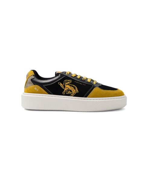 Baskets en cuir Harry Potter - Hufflepuff jaune/noir