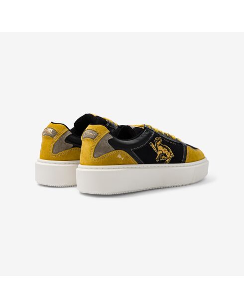 Baskets en cuir Harry Potter - Hufflepuff jaune/noir