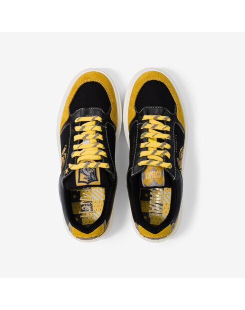Baskets en cuir Harry Potter - Hufflepuff jaune/noir