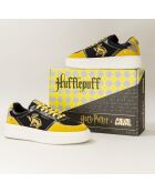Baskets en cuir Harry Potter - Hufflepuff jaune/noir