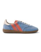 Baskets en cuir Sky Sorbet orange/bleu