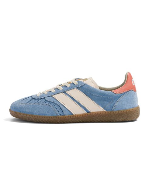Baskets en cuir Sky Sorbet orange/bleu