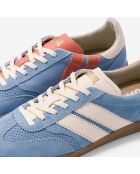 Baskets en cuir Sky Sorbet orange/bleu
