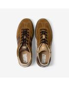 Baskets en cuir Triple Cacao blanches