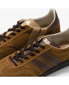 Baskets en cuir Triple Cacao blanches