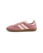 Baskets en cuir Pink Melba rose/orange