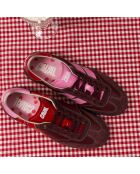 Baskets en cuir Cherry Lady rouge/rose
