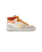 Baskets en cuir Naruto - Konoha blanches