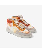 Baskets en cuir Naruto - Konoha blanches
