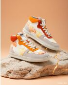 Baskets en cuir Naruto - Konoha blanches