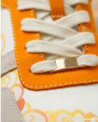 Baskets en cuir Naruto - Konoha blanches