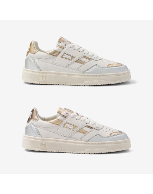 Baskets en cuir Metal Majesty multicolores