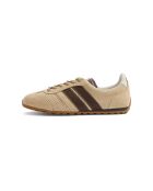 Baskets en cuir Power Earth marron/blanc